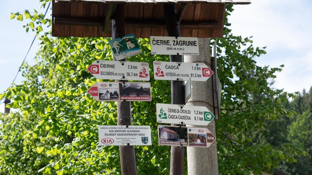 Turistický rozcestník Čierne-Zágrúnie